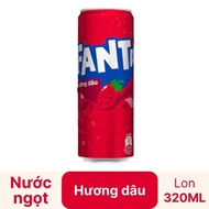 Nước ngọt Fanta hương dâu lon 320ml