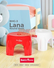 Lana Round Stool BHG-3 Basic Home By Lion Star Bangku/Kursi Plastik