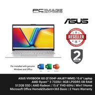 ASUS VIVOBOOK GO (E1504F-ANJ871WMS) R3-7320U,8GB(OB), 512GB SSD, RADEON, 15.6" FHD 60HZ, Win11H, Off