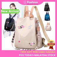 iFASHION 1323 Women Backpack Korean Style Anti Thief Travel Handbag Sling Shoulder Bag Wanita Beg Ga