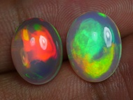 Kalimaya natural couple cincin batu asli permata opal jarong