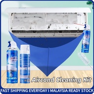 Aircond Cleaning Kit With Aircond Cleaning Cover and Aircond Cleaner Spray apply to Aircond Cleaner