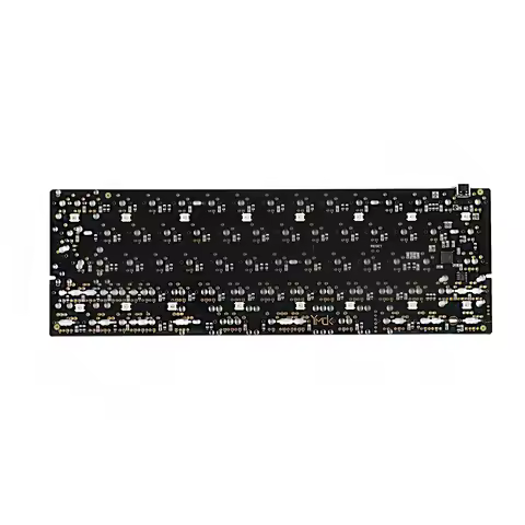 YMDK 60% YD60MQ QMK Programmable Underglow RGB Led PCB Plate Stabilizers For DIY Mechanical Keyboard