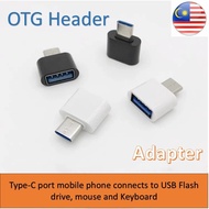 <STOCK IN MALAYSIA> USB to Type-C OTG Converter｜OTG Adapter for Phone｜Android/iPhone/Huawei