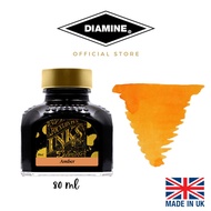 Diamine Fountain Pen 80ml Bottle Ink Amber