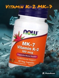 NOW Vitamin K2 MK7 100 mcg. 60 capsules