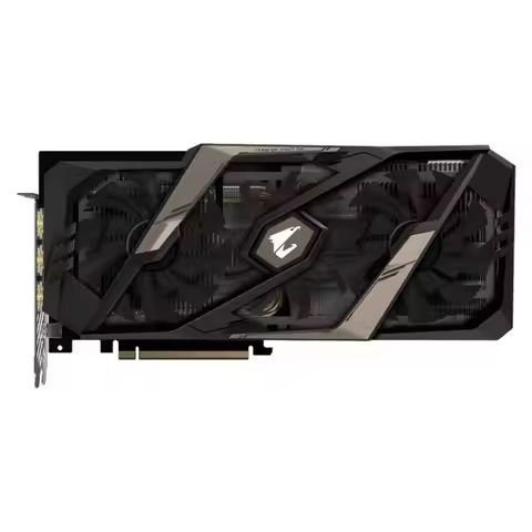 GIGABYTE AORUS NVIDIA GeForce RTX 2070 XTREME 8G Gaming Graphics Card Metal Back Plate with RGB AORU