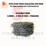 Gi Barbed Wire Galvanised Kawat Duri Pvc Barbed Wire Pvc Kawat Duri Dawai kawat Kebun dan Duri Tajam