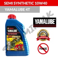 100%  ORIGINAL YAMALUBE 4T SEMI SYNTHETIC 10W40 ENGINE OIL MOTORCYCLE MINYAK HITAM MOTOR YAMAHA OIL FILTER