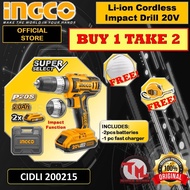 【hot sale】 INGCO Cordless Impact drill CIDLI 200215  Tm ss