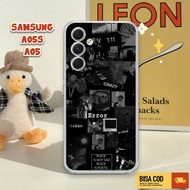 Samsung A05s Case - Samsung A05 Casing - AESTHETIC Motif - Clear Fourside Softcase -