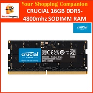 Crucial 16GB DDR5 4800 mhz SODIMM RAM for Laptops - CT16G48C40S5 Limited Lifetime Warranty