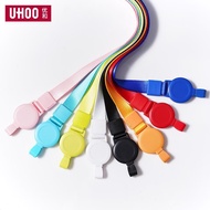 Taiwan 24H Simple Style Easy Pull Buckle Door Card Lanyard Document Holder Retractable Work WBVN