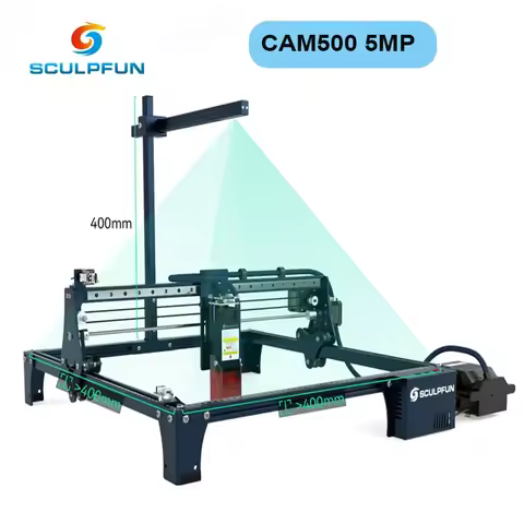 SCULPFUN CAM500 Lightburn Camera Precise Positioning for Laser Engraver HD Rrecording Batch Engravin