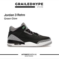 Air Jordan 3 Retro Green Glow (100% Original)