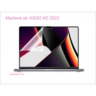 Screen protector for Macbook air A2681 M2 2022