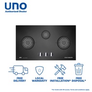 (Bulky) UNO 90cm Toughened Glass Hob UG3086TRSV