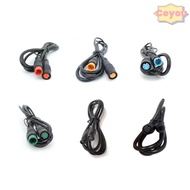 CEYOU M8 Waterproof Connector Wire, 2 3 4 5 6 8 Pin Copper Electric Bicycle Ebike Wire, Male to Fema