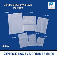 Ziplock Bag Eva Combination PE Size 12X15 14X20 17X25 20X28 25X30 28X40 @10 Pcs
