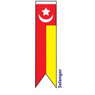 Bendera Selangor : 2’x8’