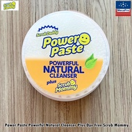 Scrub Daddy® Power Paste Cleanser Plus Dye Free Scrub Mommy ฟองน้ำอเนกประสงค์ พร้อมน้ำยาขจัดคราบ