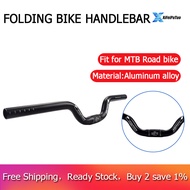 FMFXTR Bike Handlebar Aluminum Alloy 25.4mm Folding Bike Handlebar Riser for MTB Brompton