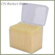 GNStore[COD] 1100pcs Plastic dental Picks สุขอนามัยช่องปาก2 WAY interdental Brush tooth Pick SP