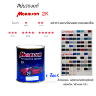 สีพ่นรถยนต์ มอร์ริสัน Morrison 2K ขนาด 1 ลิตร *โซน อีซูซุ* (สั่งเบอร์สี ทักแชท ครับ)