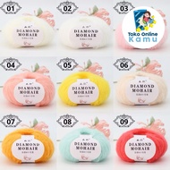 Diamond Mohair Wool Knitting Yarn Angora Wool Knitting Yarn/ 25g -TOK