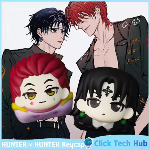 HUNTER × HUNTER~Anime Theme Keycap Hisoka Chrollo Lucilfer Character Keycap Resin anime Mechanical K