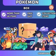 Pokemon Gift Box Pokemon Sticker Anime Gift Box Pokemon Card Pikachu Sticker Charizard Gengar Pokeba
