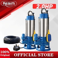 REAIM 2HP Sewage Submersible Pump Water pump Automatic Pam Dewatering Pump with Float Switch