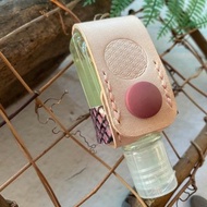 客製化禮物 生命之花 手製皮革消毒搓手液套掛飾 新年禮物