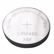 1 Piece 3.6V LIR2450 rechargeable Lithium battery 3.6V, rechargeable coin cell
