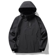 jacket waterproof motorcycle jacket waterproof 6266 Jacket Single-Layer Hooded Solid Color Waterproo