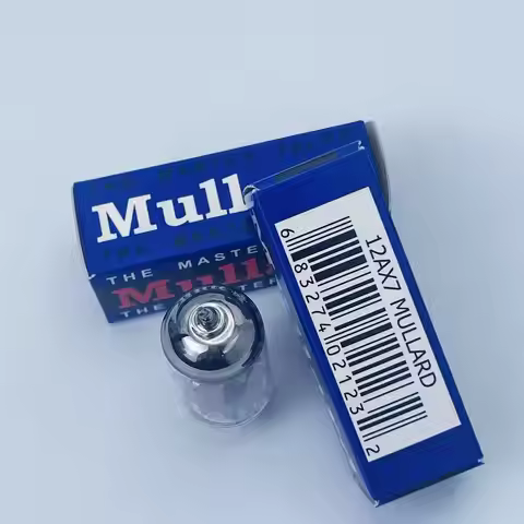 Mullard 12AX7 ECC83 Reissue Vacuum Tube - Smooth Warm Sound, Low Noise, High Reliability for Hi-Fi P