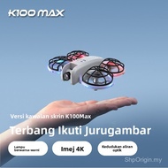 Produk Baru Mini K100max Drone Fotografi Udara Kawalan Skrin Pemasangan Aliran Optikal Perlindungan 