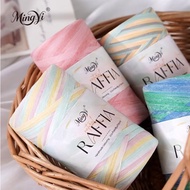 Raffia Thread Knitting Summer Bag Thread Hat Handmade diy Handmade Crochet Wool Straw Hat Knitting T