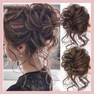 Korean curly bun BU09 Wig bun Women's wig bun Clip-in bun Wig Women's hair bun
