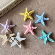Japanese Color Simulation Starfish Hairpin Girl Bangs Clip Side Clip Seaside Vacation Photo Hairpin 