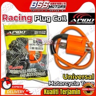 APIDO Plug Coil Body Racing Orange Universal EX5 DREAM WAVE KRISS LAGENDA SRL RXZ 125Z LC135 Carburetor