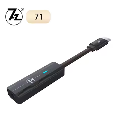 7HZ 71 Mobile DAC DONGLE AK4377 TYPE-C to 3.5mm Decoder Amplifier Supports DSD Native 128 and PCM 32
