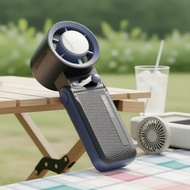 F5PRO 8000mAh USB Foldable Mini Fan, 199-Speed Portable Phone Cooler, 30H Quiet Battery, Compact & E