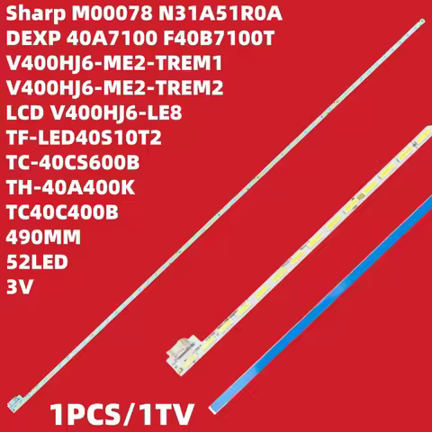 LED Backlight for TC-40C400B TH-40A400X TC40C400B TC-L40SV7X For DEXP 40A7100 F40B7100T N31A51POA V4