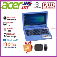 Laptop Acer 14 Intel Celeron Ram 8gb Ssd 256gb Windows 10 Free Tas &amp; Mouse