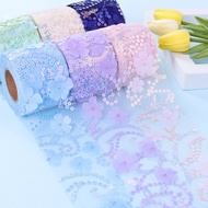 6/7.5/8/10/12cm*9Rice Embroidered sequins+Flowers DIY Hair Accessories Shoes and accessories Sheer r