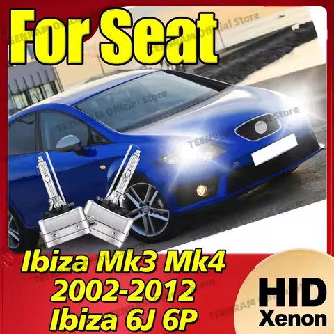 2x For Seat Ibiza Mk3 Mk4 2002-2012 Ibiza 6J 6P HID Xenon D1S D1 Headlight Bulbs 12V 35W 6000K 8000K