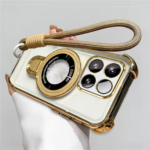 Rope Lanyard Strap Stand Phone Case For Honor X9D X8D X7D X9C X9B X6A X6B X6C X8A X8B X8C X5C Plus T