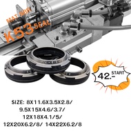 K53 DAMPER New Metric Seal NBR 8X11.6X3.5X2.8/ 9.5X15X4.6/3.7/ 12X18X4.1/5/ 12X20X6.2/8/14X22X6.2/8 