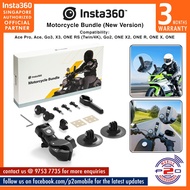 Insta360 Motorcycle Mount Bundle, Compatibility: Ace Pro, Ace, Go3, X3, ONE RS (Twin/4K), Go2, ONE X2, ONE R, ONE X, ONE